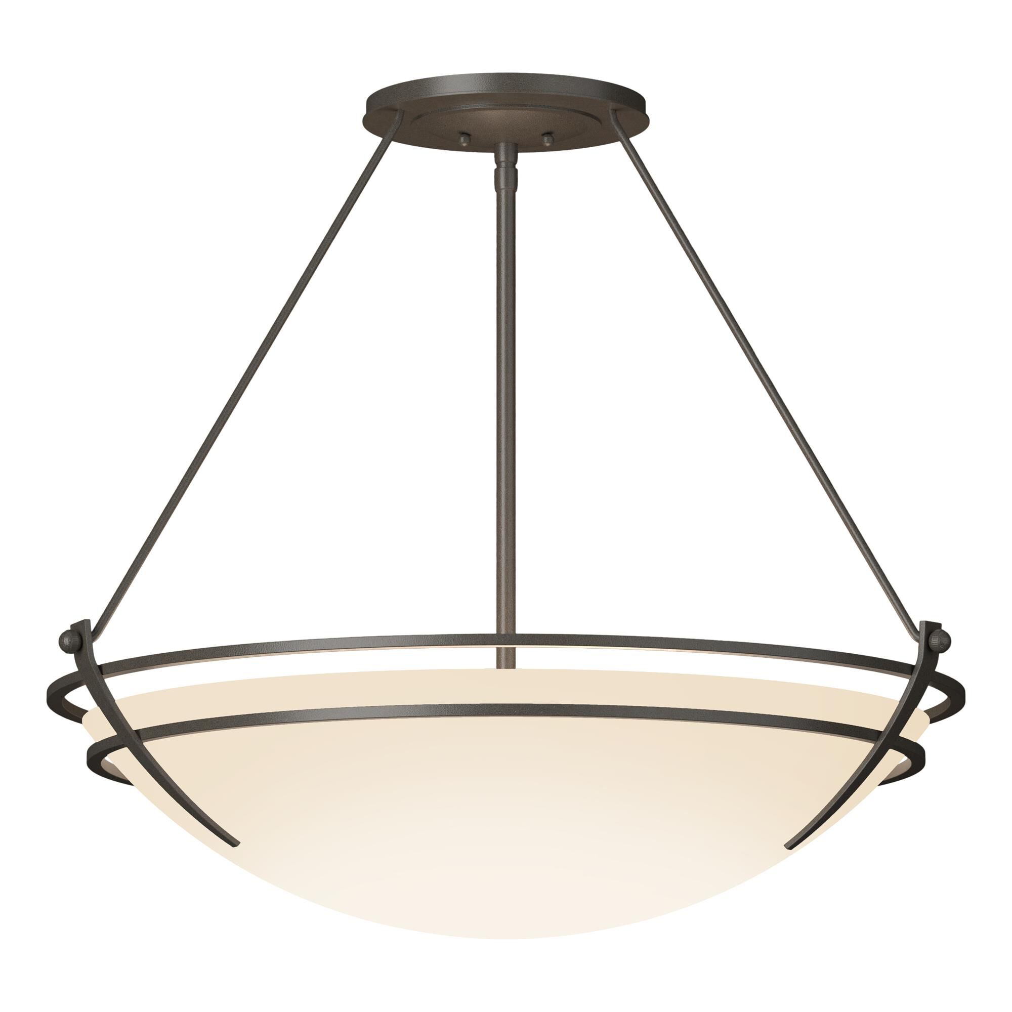 Presidio Tryne 28 Inch 3 Light Semi Flush Mount