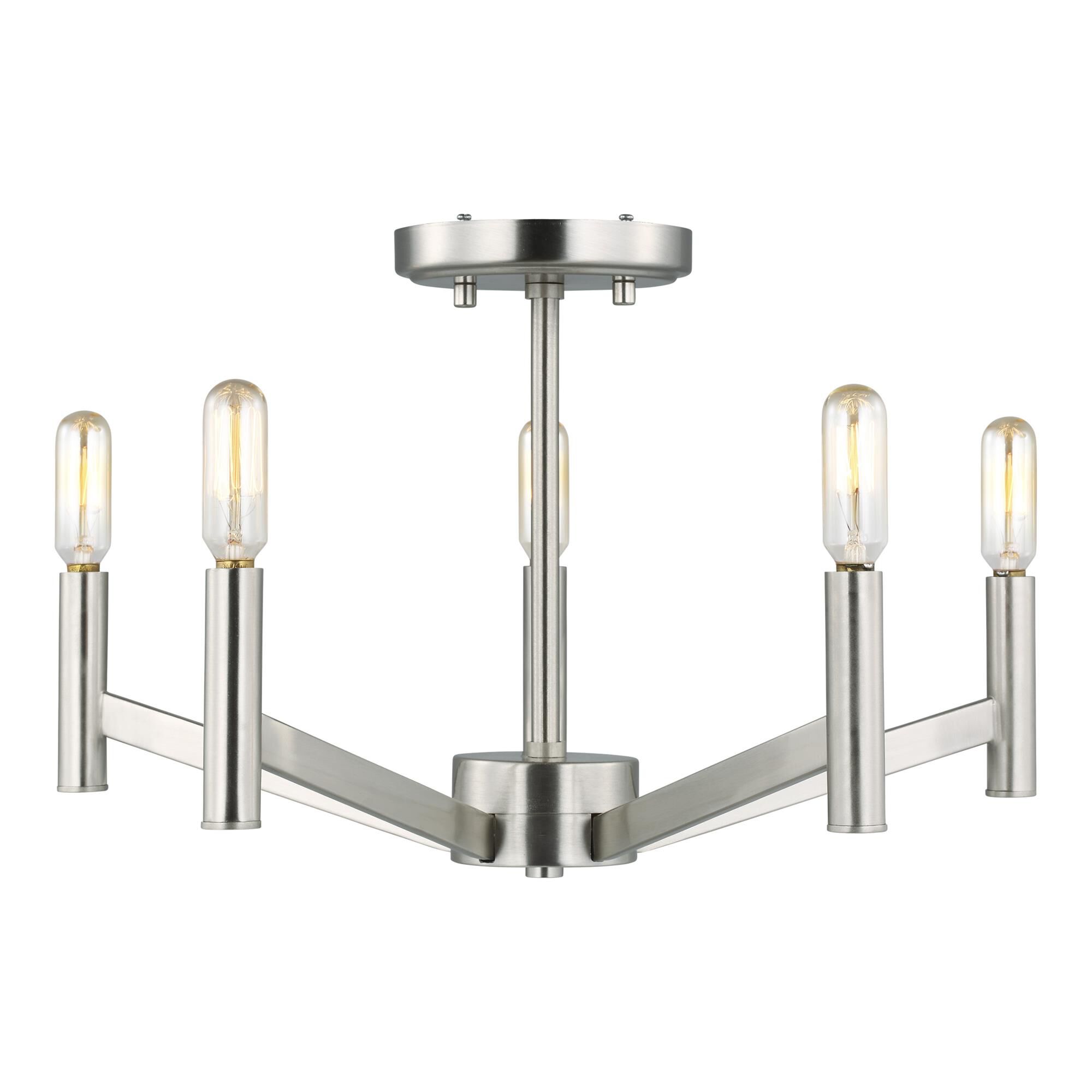 Sean Lavin Vector 18 Inch 5 Light Semi Flush Mount