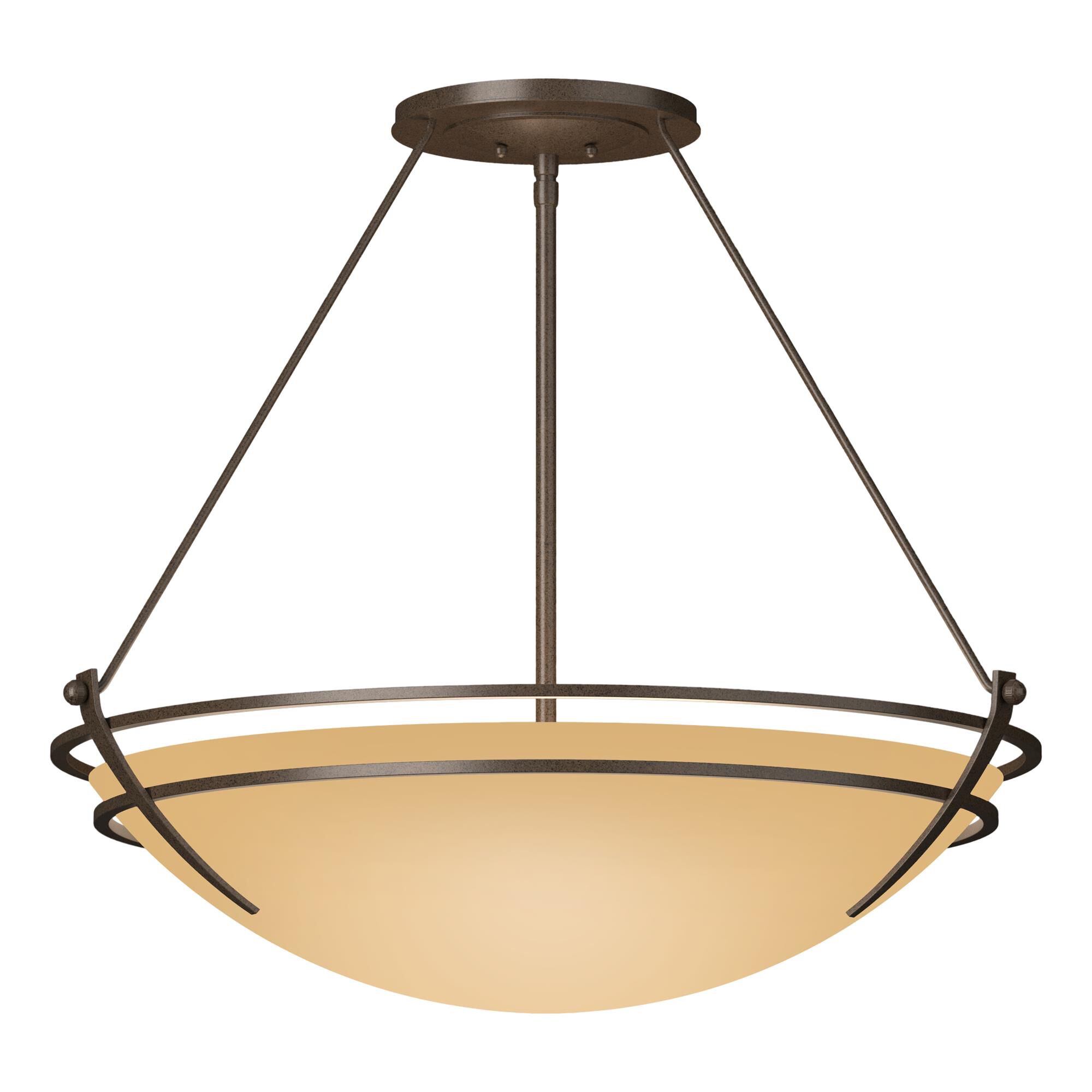 Presidio Tryne 28 Inch 3 Light Semi Flush Mount