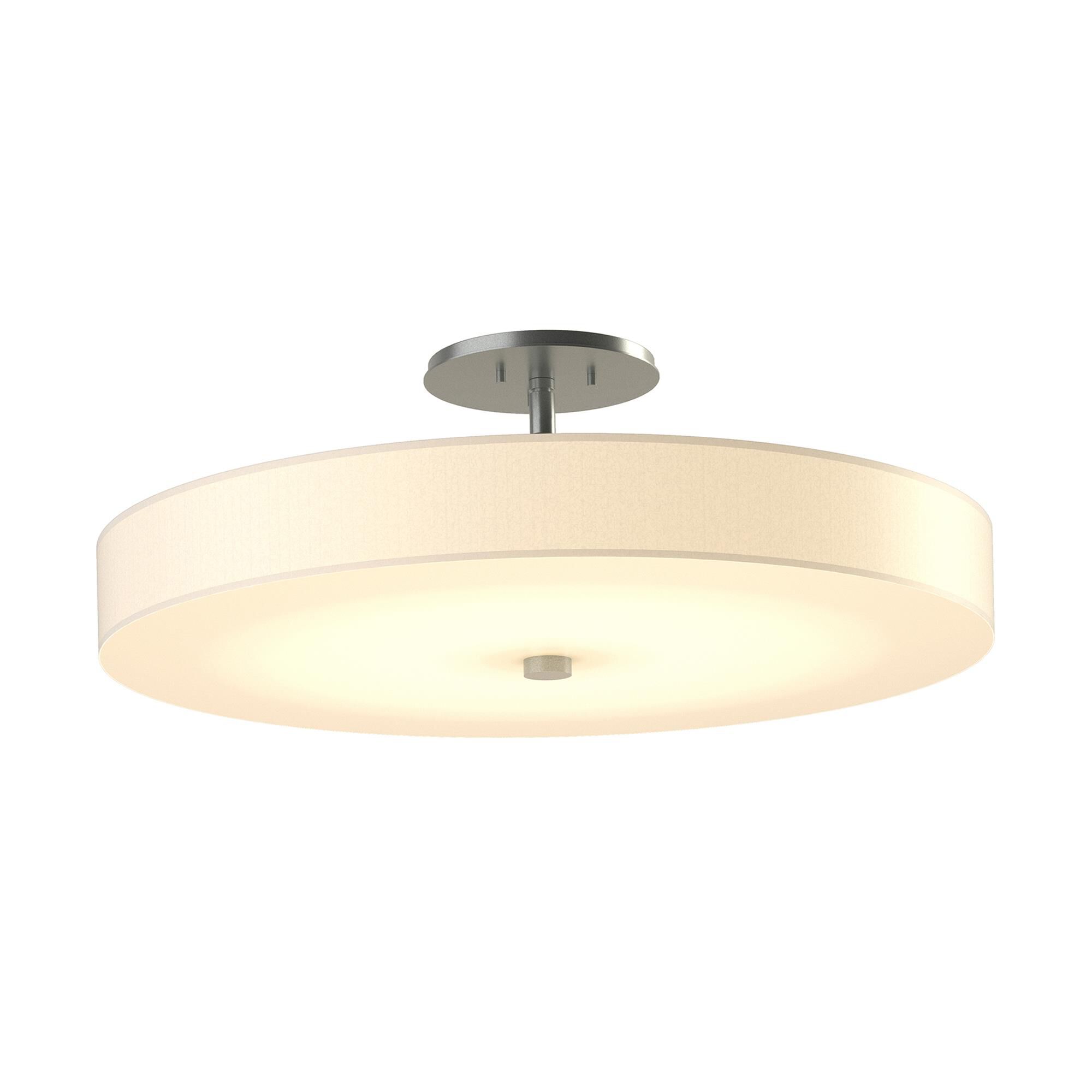 Disq 23 Inch 1 Light LED Semi Flush Mount