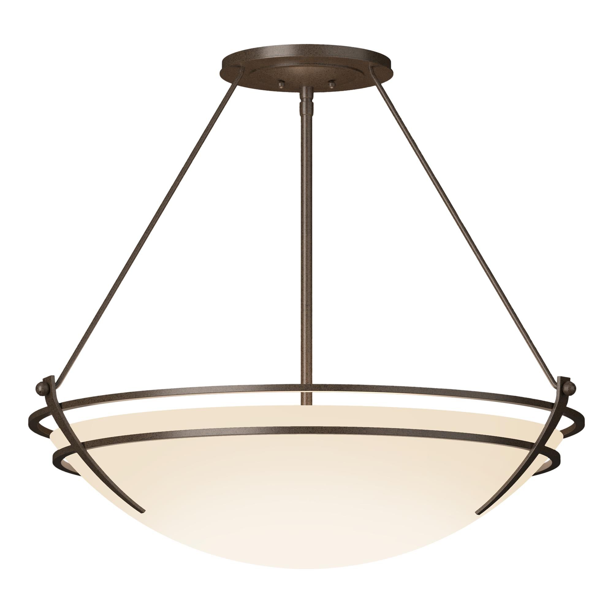 Presidio Tryne 28 Inch 3 Light Semi Flush Mount