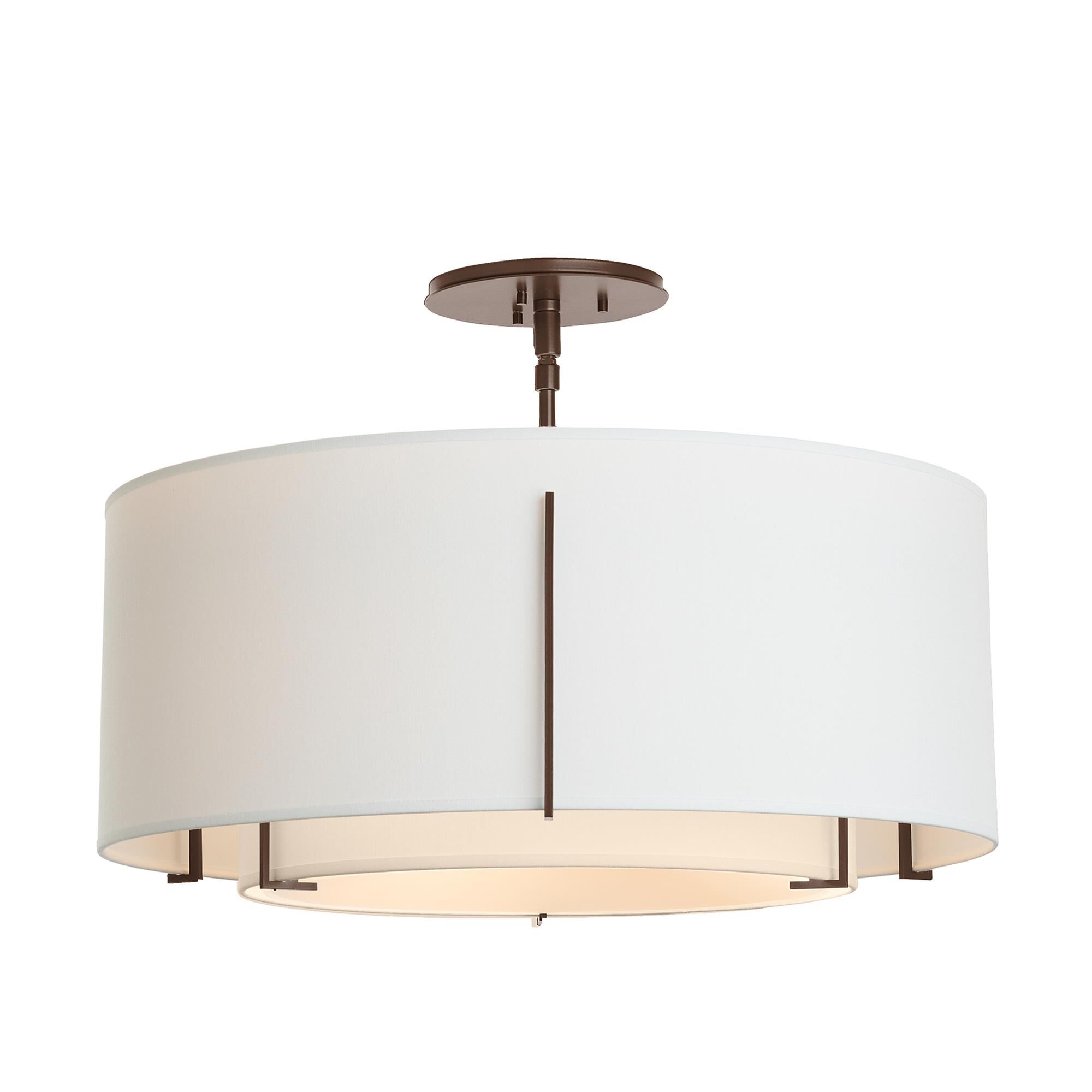 Exos 22 Inch 3 Light Semi Flush Mount
