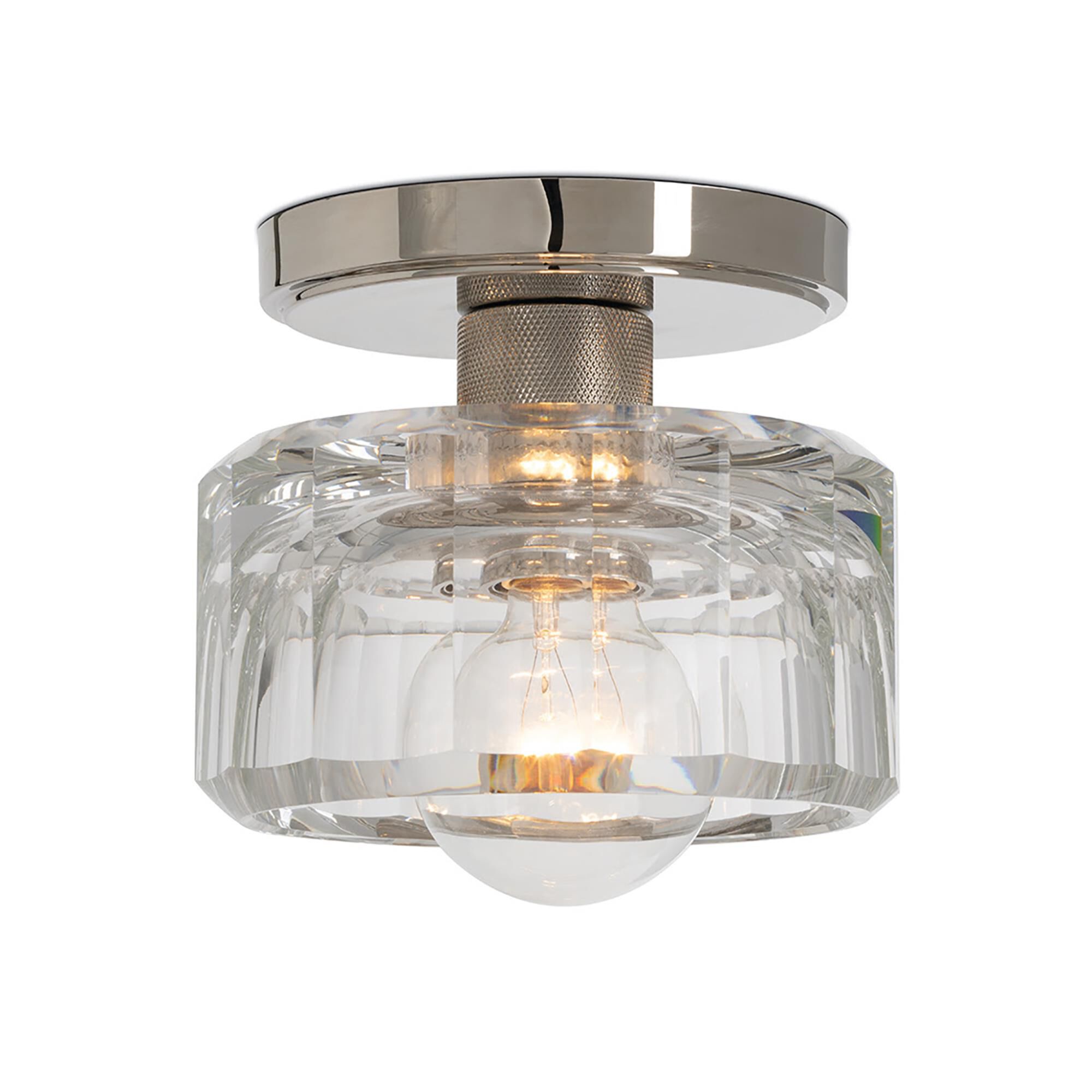 Bijoux 7 Inch Semi Flush Mount