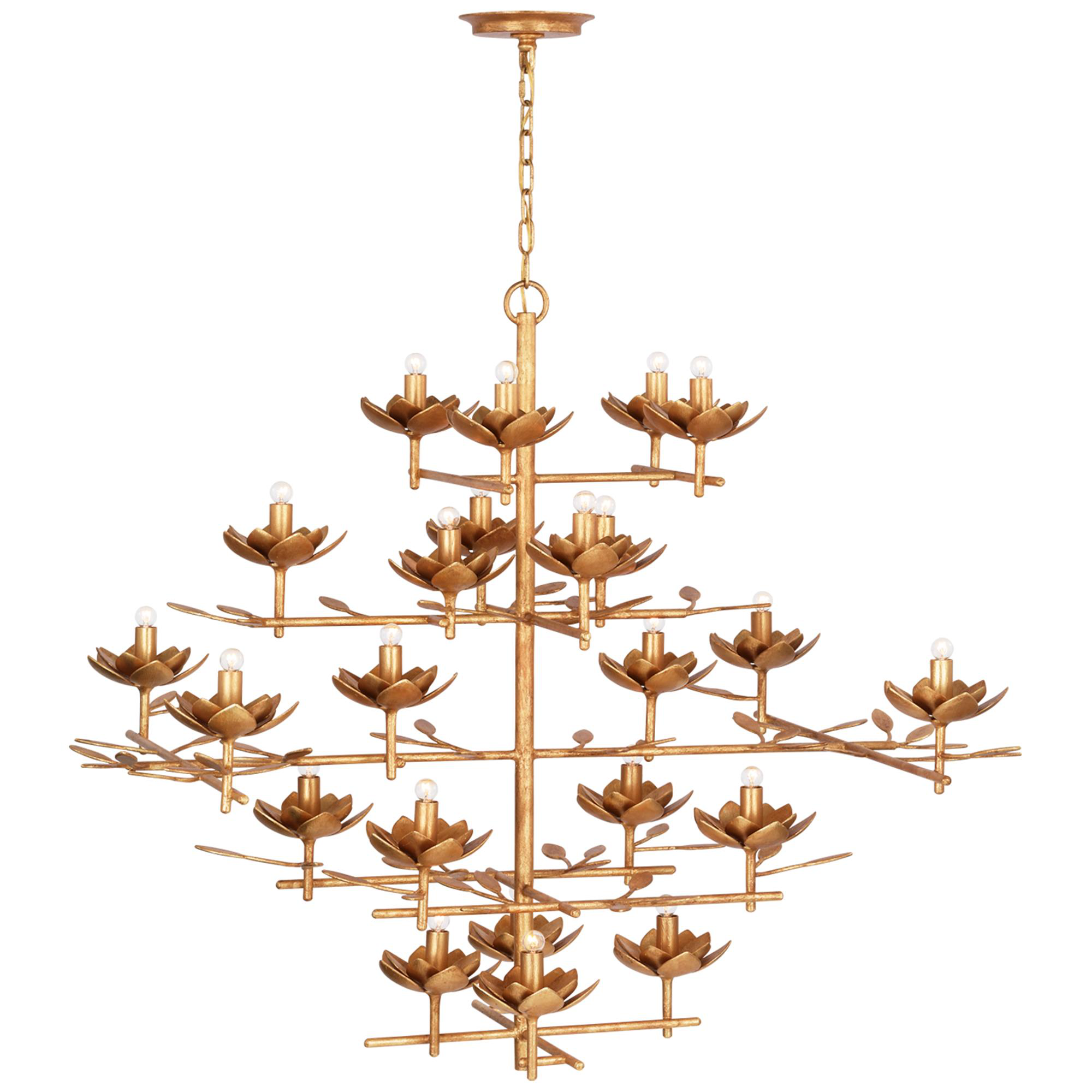 Julie Neill Clementine 48 Inch 23 Light LED Chandelier