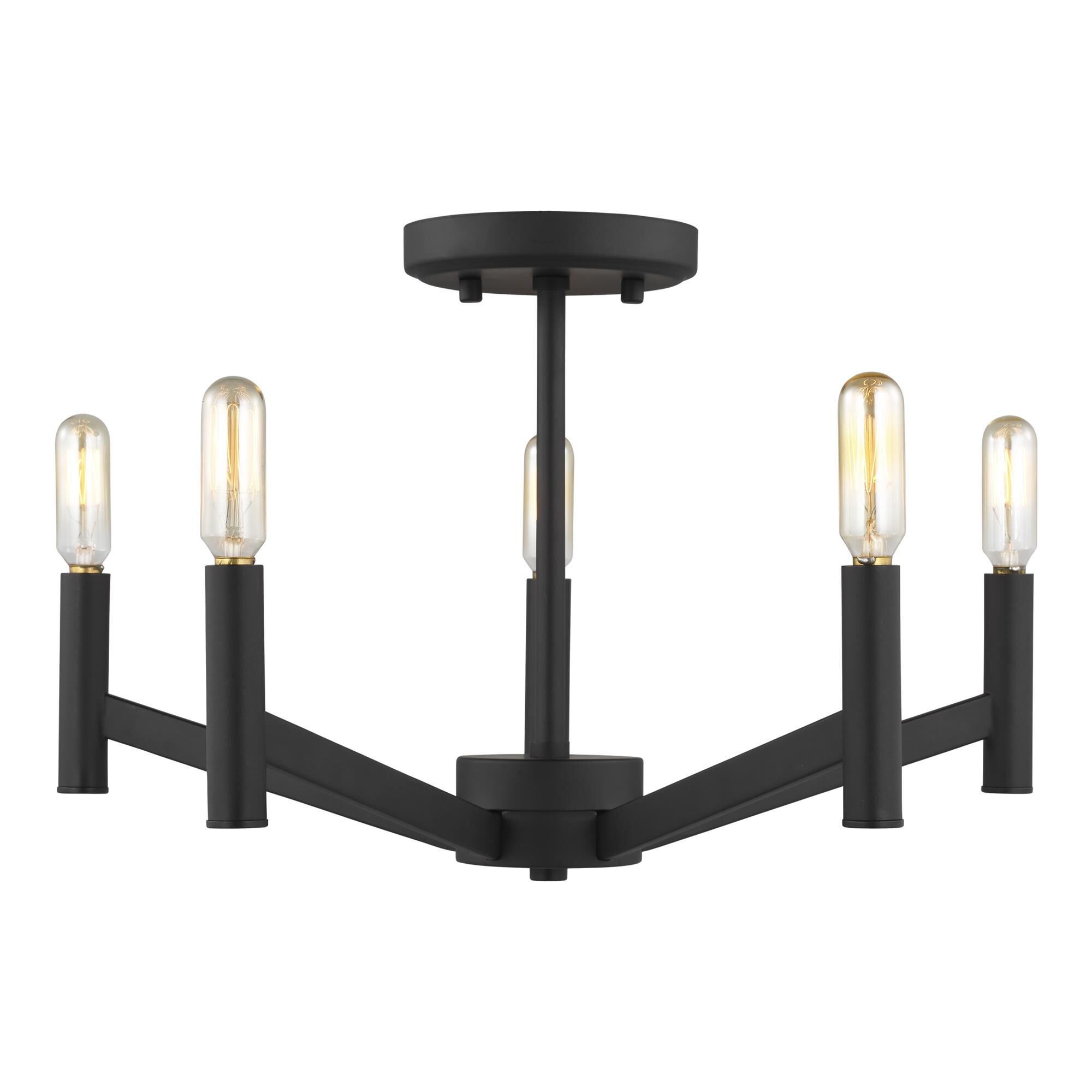 Sean Lavin Vector 18 Inch 5 Light Semi Flush Mount