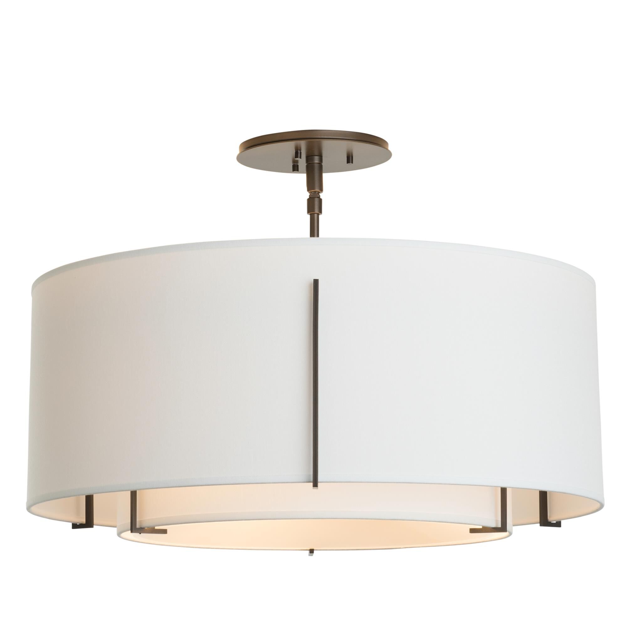 Exos 22 Inch 3 Light Semi Flush Mount