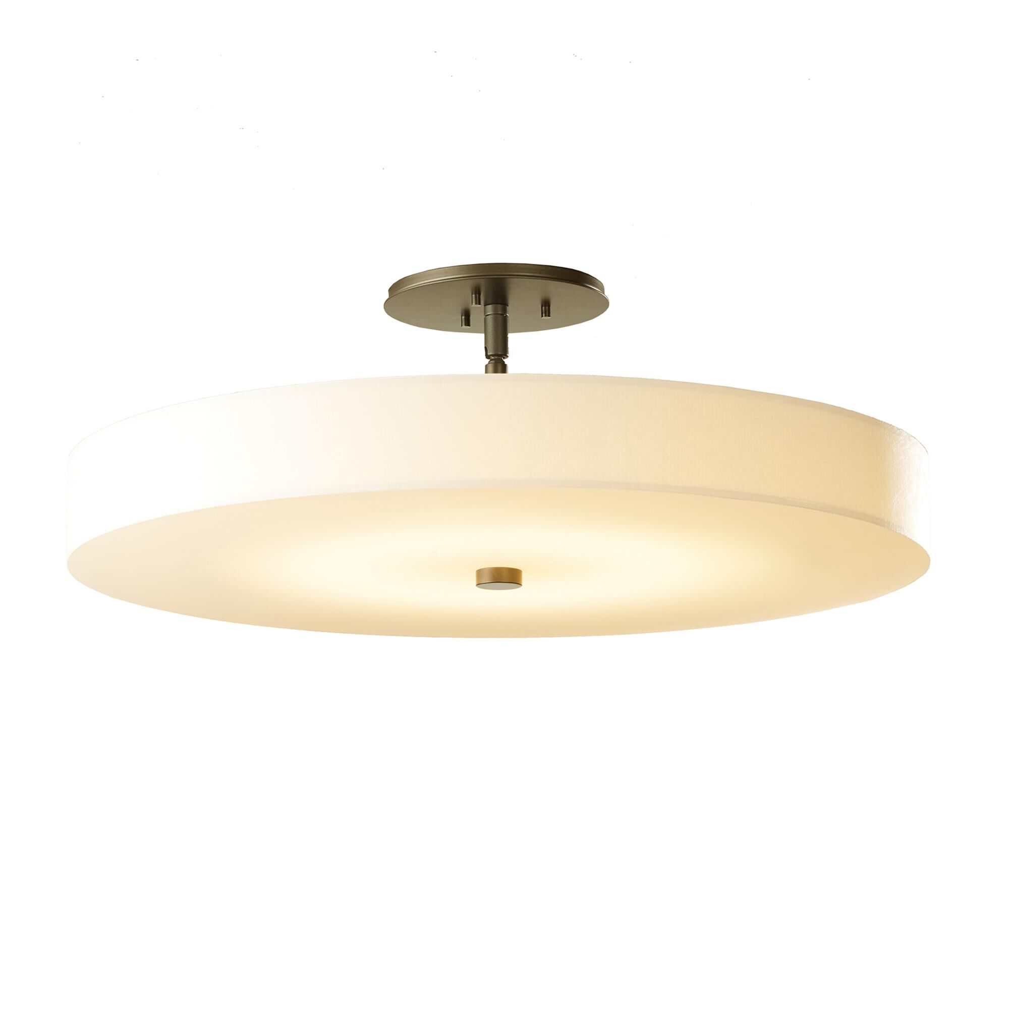 Disq 23 Inch 1 Light LED Semi Flush Mount