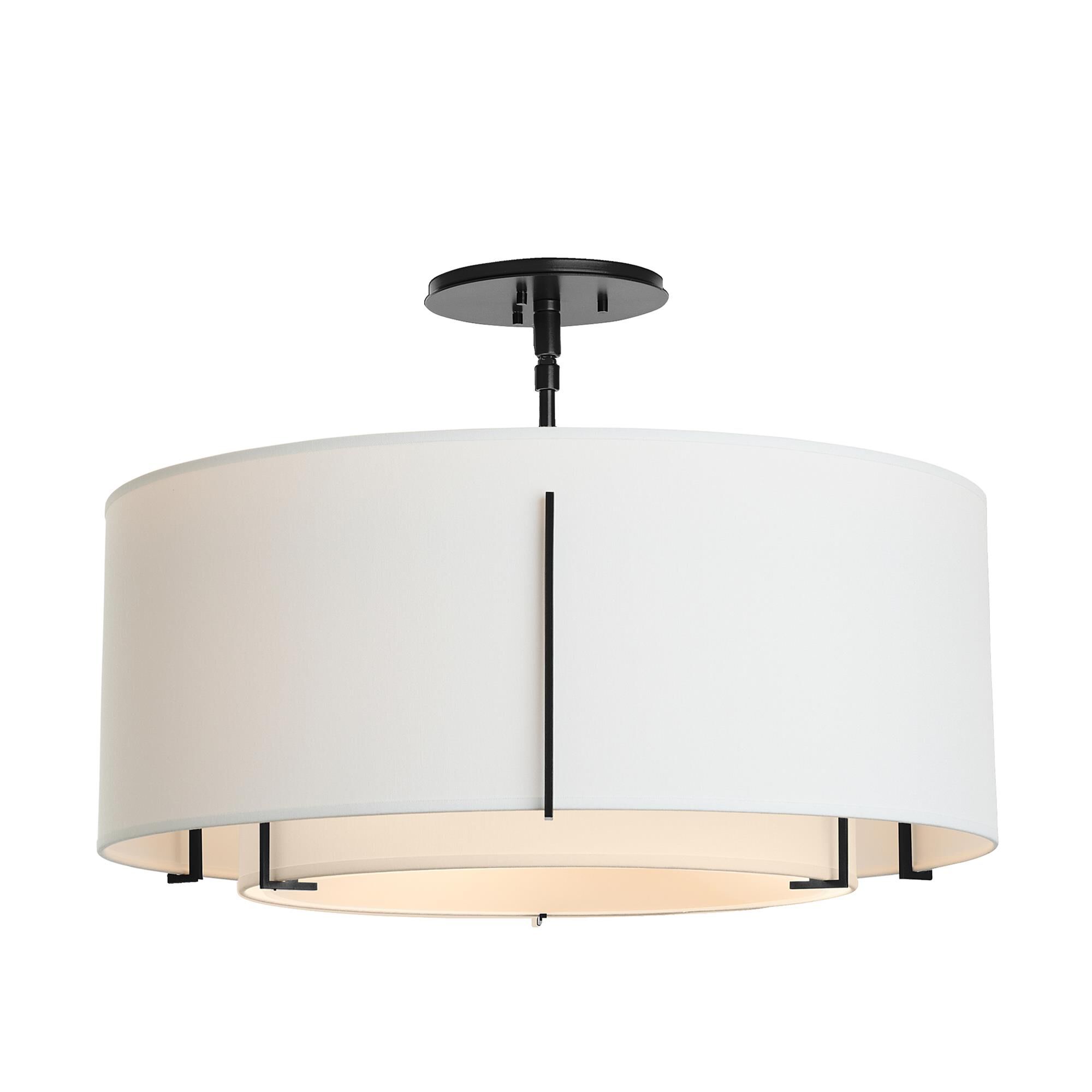 Exos 22 Inch 3 Light Semi Flush Mount