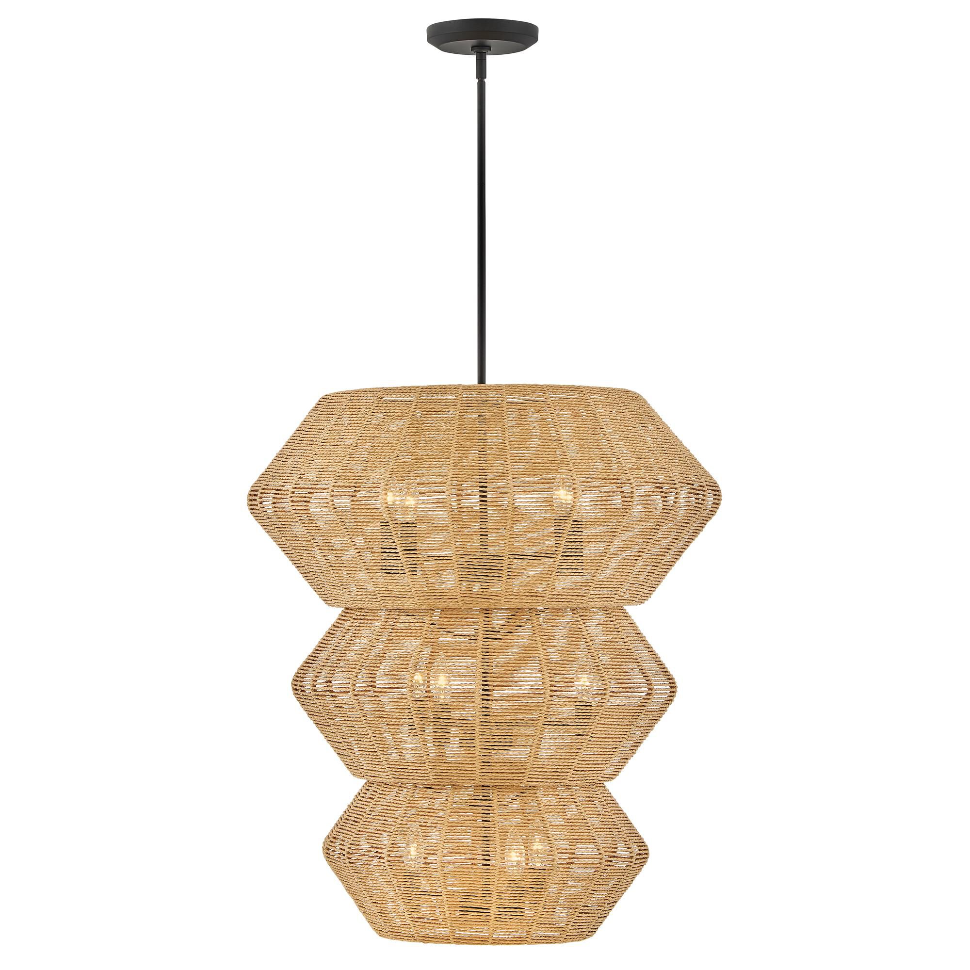 Lisa McDennon Luca 27 Inch Three Tier Chandelier