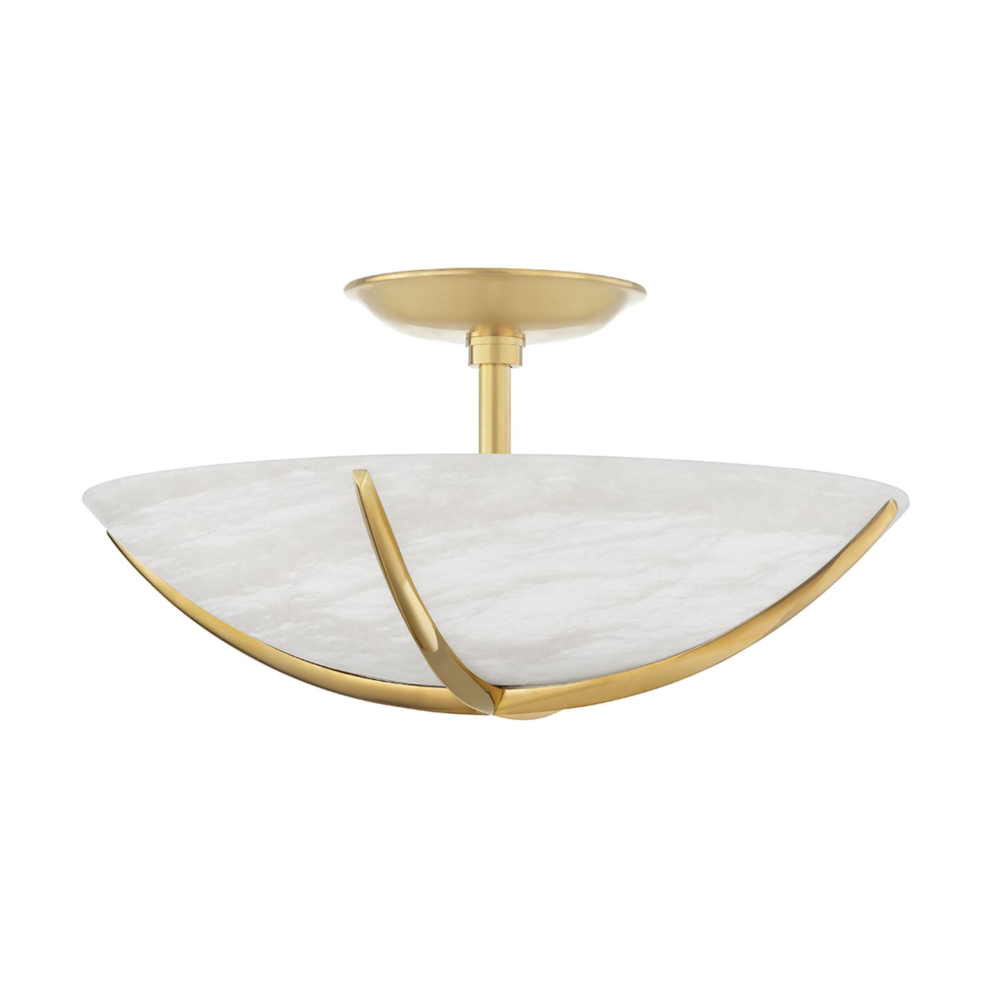 Wheatley 16 Inch Semi Flush Mount