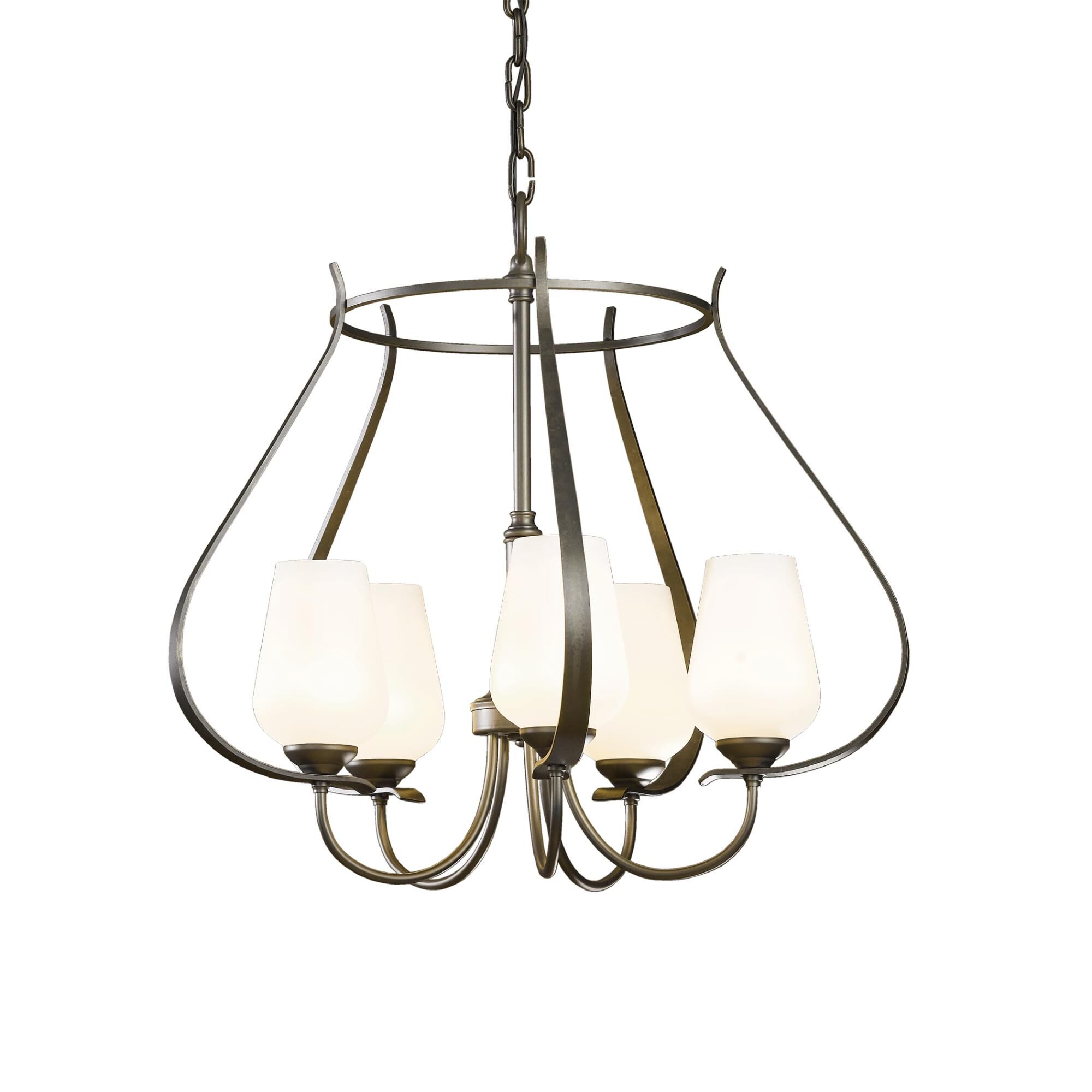Flora 22 Inch 5 Light Chandelier