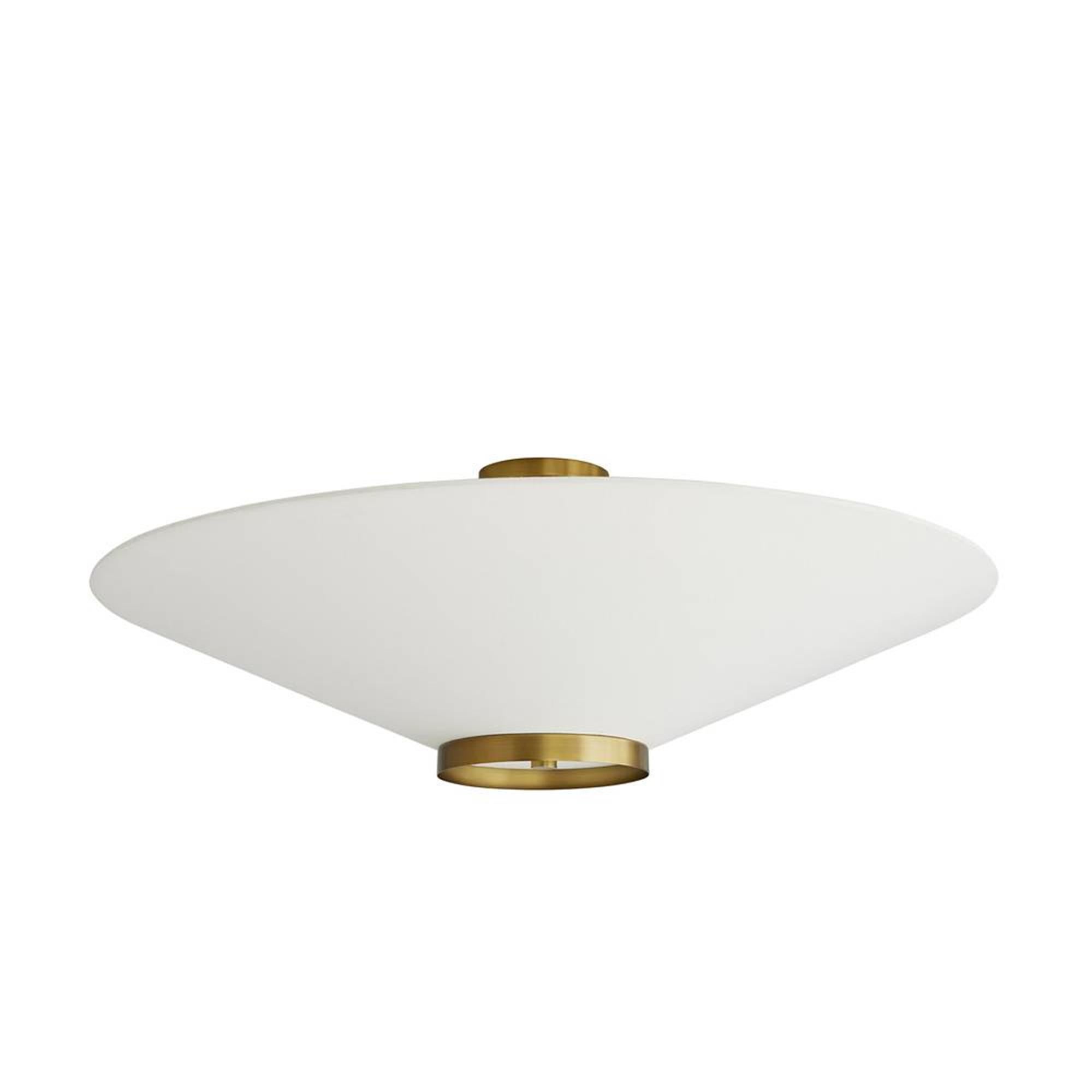 Decker 3 Light Semi Flush Mount