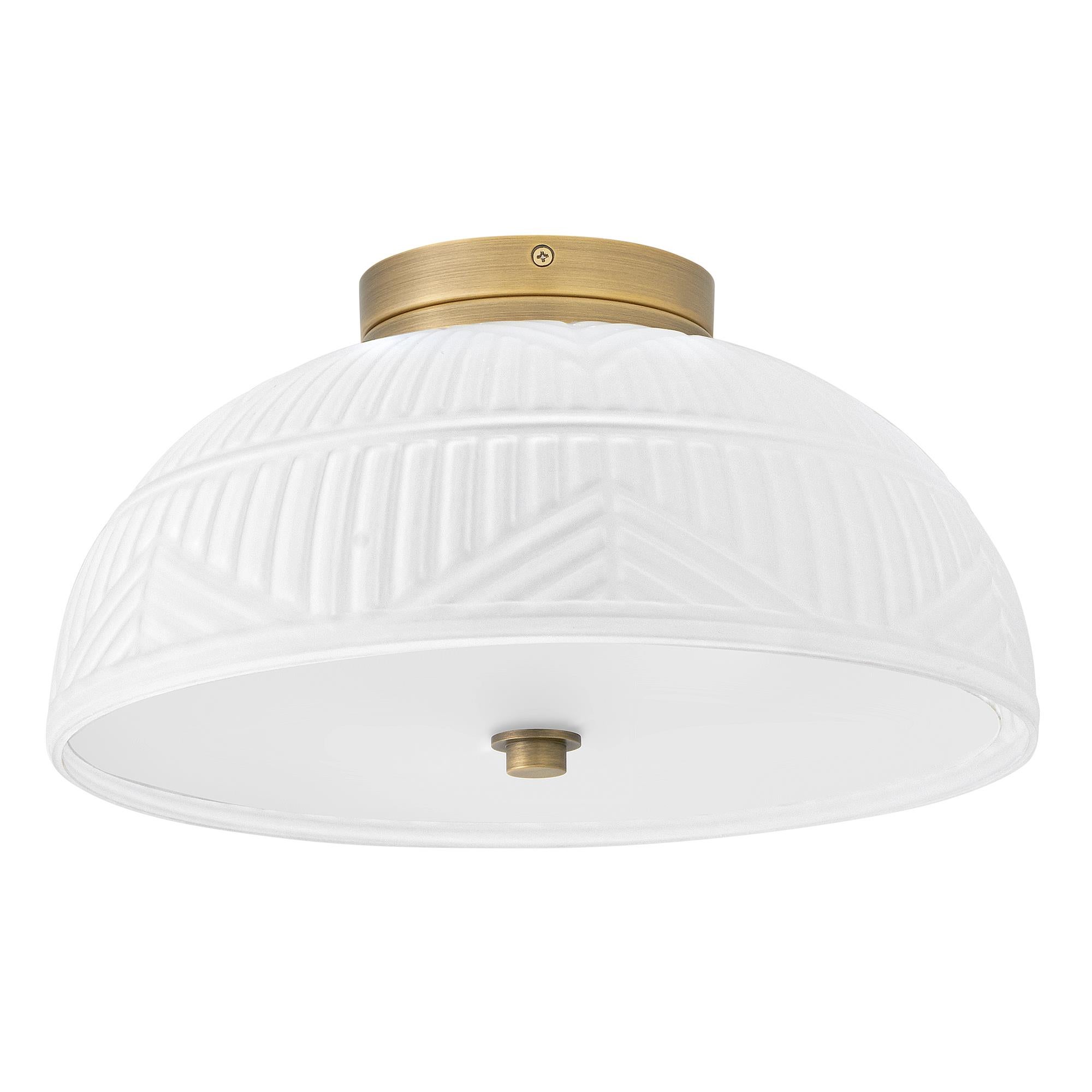 Lisa McDennon Devon 13 Inch 2 Light LED Semi Flush Mount