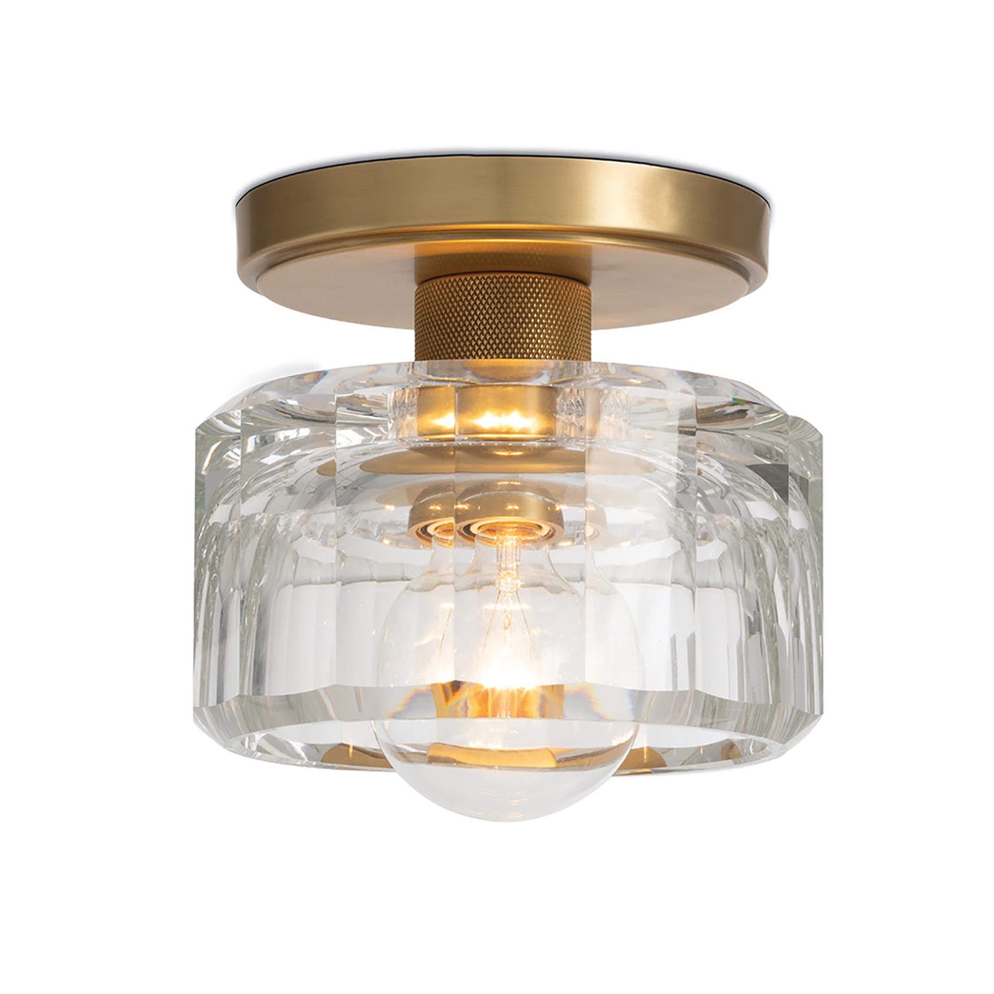 Bijoux 7 Inch Semi Flush Mount