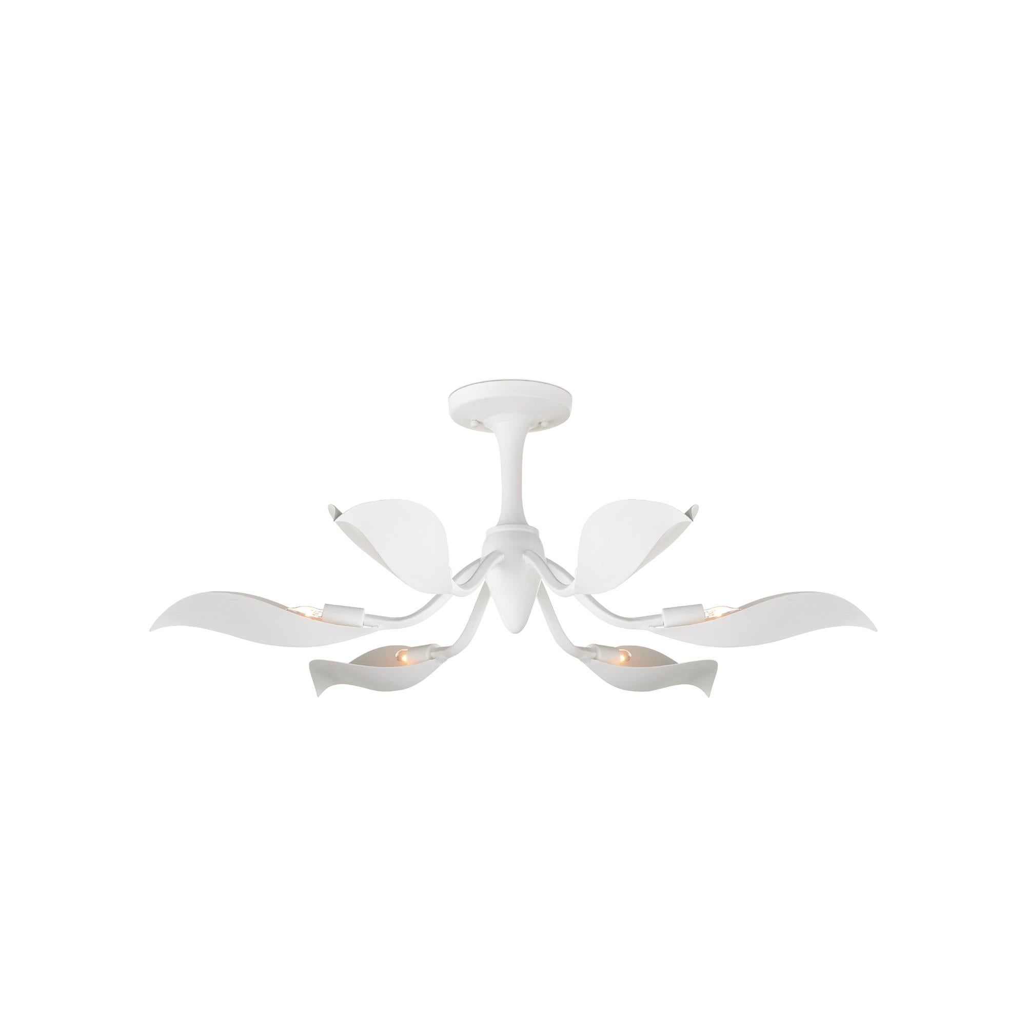Snowflower 36 Inch Semi Flush Mount