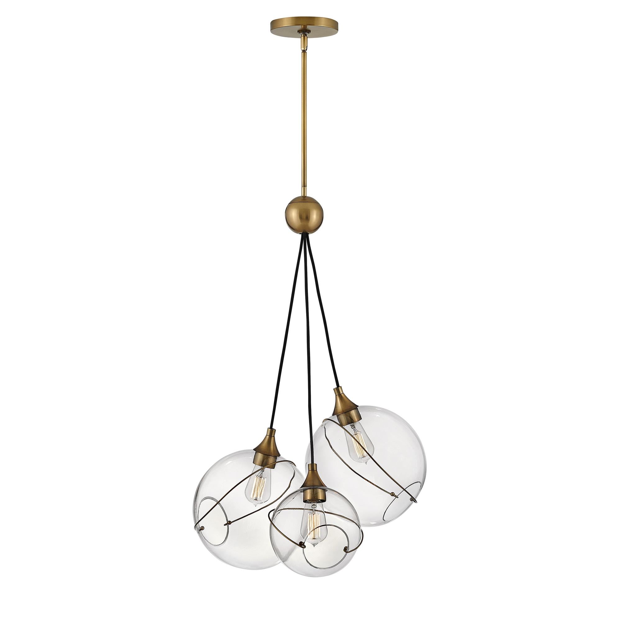 Lisa McDennon Skye 18 Inch 3 Light Multi Light Pendant