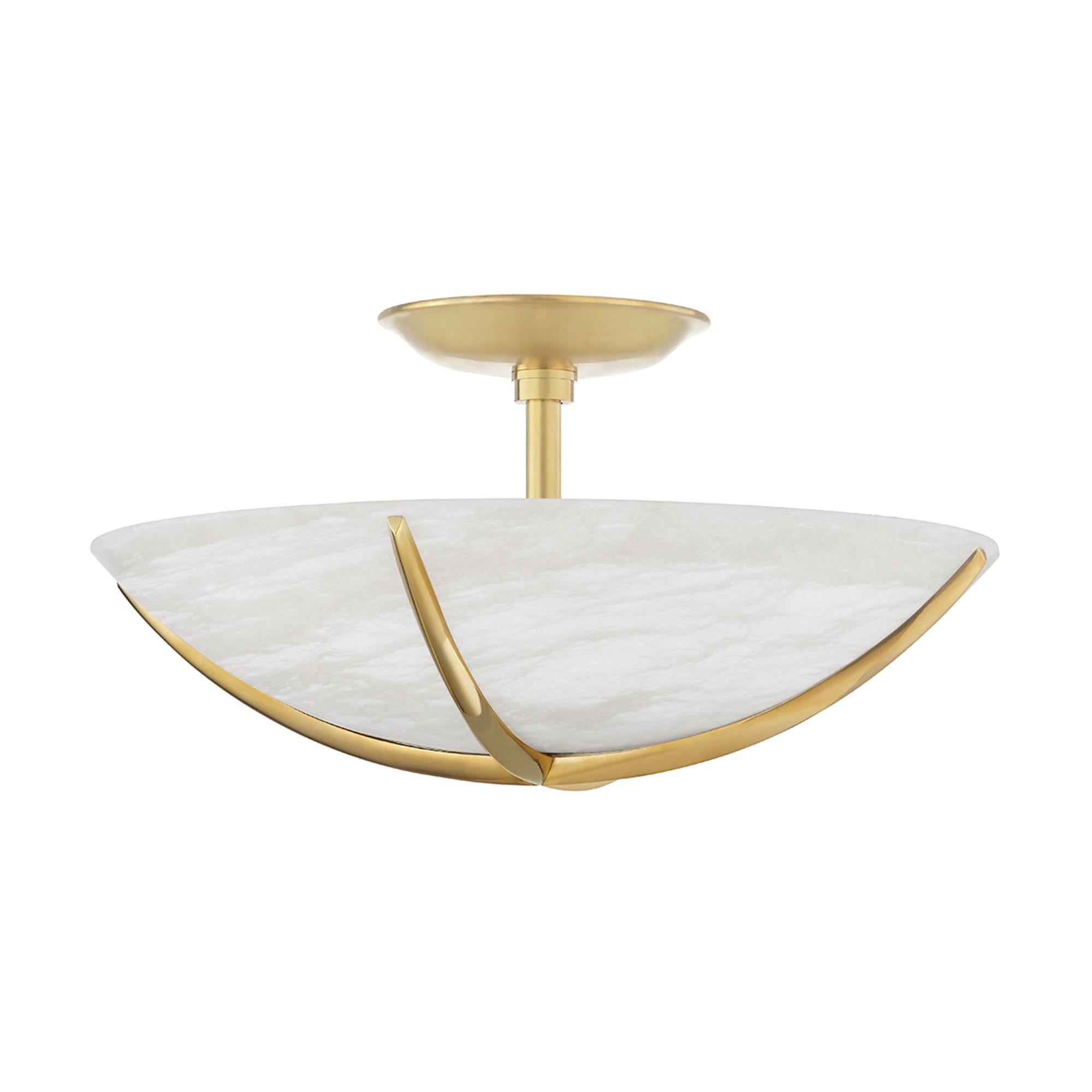 Wheatley 16 Inch Semi Flush Mount